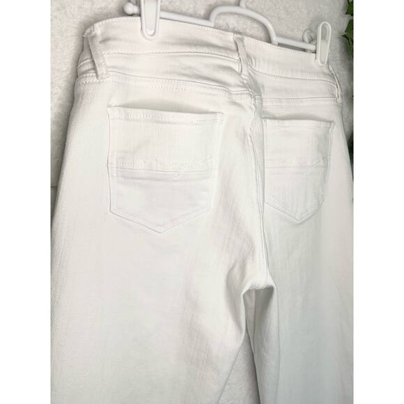 New York & Company Soho White Low rise Skinny Denim Jeans Women's 6 - Picture 9 of 11